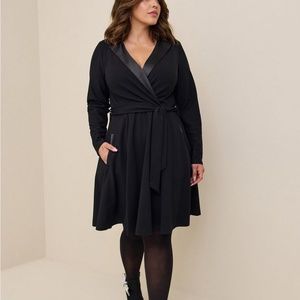 Torrid Mini Tuxedo Dress Size 20